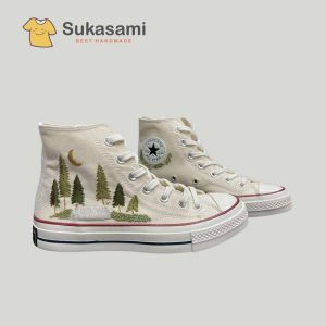 Converse Chuck Taylor-Embroidered Shoes-Pine Forest