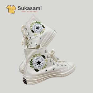 Converse Chuck Taylor-Embroidered Shoes-Wedding